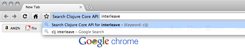Search the Clojure API